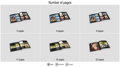 DiLand Creative - Photobooks, possbile number of pages chosen by the user