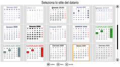 DiLand Creative - Calendari, più layout a scelta